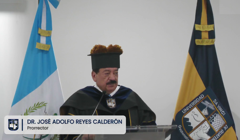 Doctor José Adolfo Reyes Calderón Prorrector de Universidad Da Vinci de Guatemala